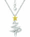 Giani Bernini Christmas Tree 16" Pendant Necklace in Sterling Silver & 18k Gold